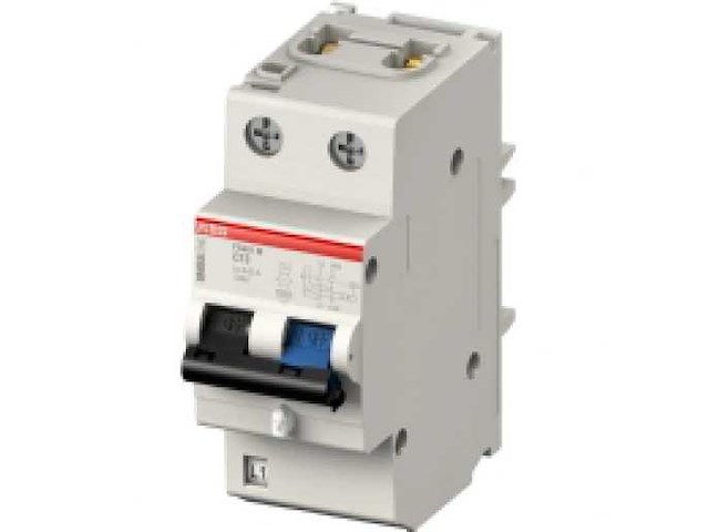 Abb smissline 2ccl562110e0105 aardlekautomaat 1p+n 10a 0.03a 10ka b10 (14x) - afbeelding 1 van  3