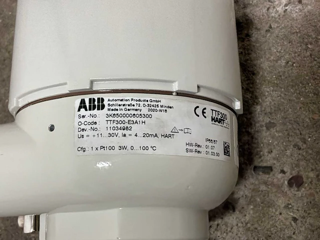 Abb ttf300-e2sh industriële temperatuurtransmitter (8x) - afbeelding 3 van  6