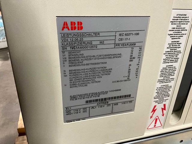 Abb vd4 12.06.25 vermogensschakelaar “12 kv” - afbeelding 6 van  6