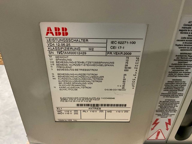 Abb vd4 12.06.25 vermogensschakelaar “12 kv” - afbeelding 5 van  5