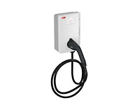 Abb wallbox / laadpaal - terra ac wall t2 3f 32a 4g met laadkabel 5 meter