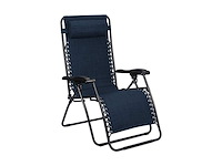 Abbey camp stoel blauw verstelbaar 7 standen max. 125 kg