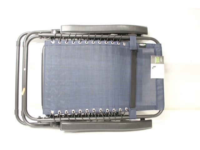 Abbey camp stoel blauw verstelbaar 7 standen max. 125 kg - afbeelding 5 van  6