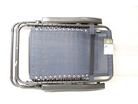 Abbey camp stoel blauw verstelbaar 7 standen max. 125 kg - afbeelding 5 van  6