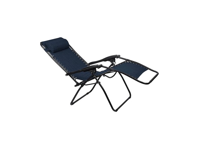 Abbey campingstoel chaise longue iv set van 2 marine - afbeelding 2 van  5