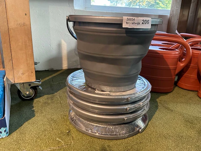Abbey inklapbare 15l emmer (5x) - afbeelding 2 van  3