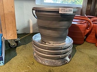 Abbey inklapbare 15l emmer (5x)