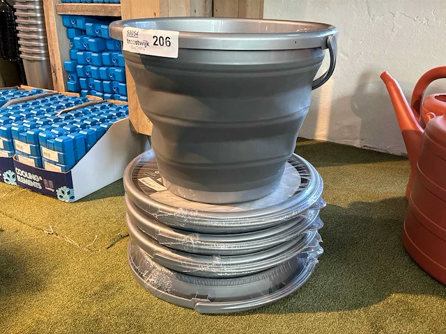 Abbey inklapbare 15l emmer (5x) - afbeelding 3 van  3