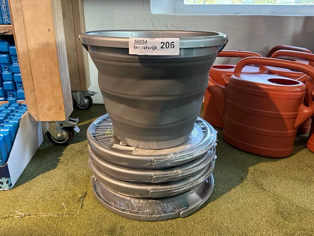 Abbey inklapbare 15l emmer (5x) - afbeelding 2 van  2