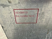 Abc kärry-oy 750 kg transportwagen - afbeelding 4 van  9
