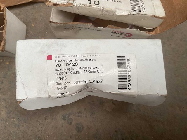 Abicor binzel partij gas nozzle ceramics - afbeelding 2 van  2