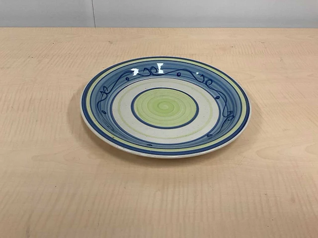 Abitare mediterraneo gekleurde dinerborden (37x) - afbeelding 1 van  6