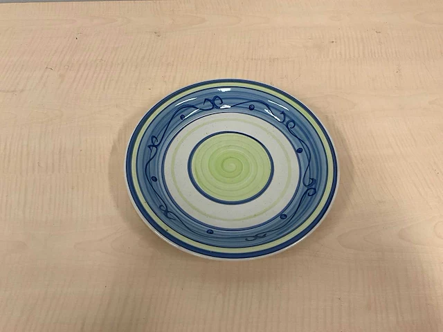 Abitare mediterraneo gekleurde dinerborden (37x) - afbeelding 2 van  6