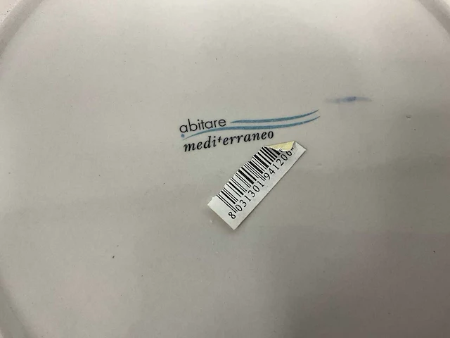 Abitare mediterraneo gekleurde dinerborden (37x) - afbeelding 4 van  6