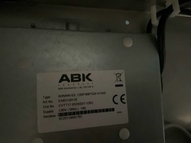 Abk afzuigkap 120x60 cm - afbeelding 2 van  6