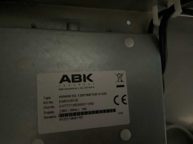 Abk afzuigkap 120x60 cm - afbeelding 2 van  6