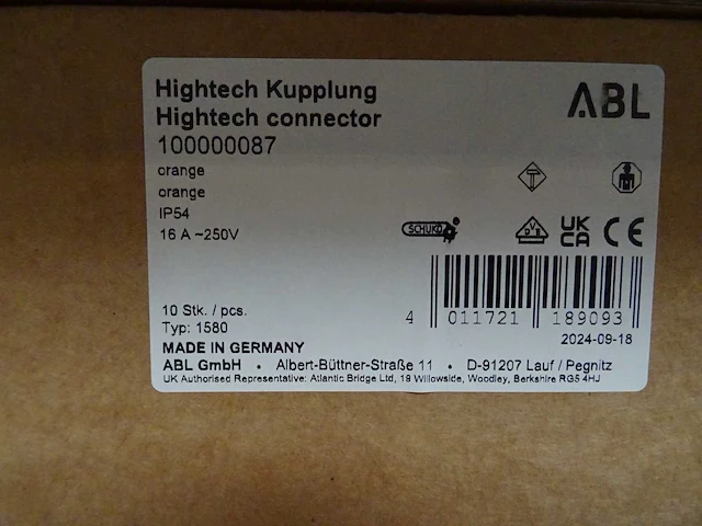 Abl - hightech - koppeling schuko (26x) - afbeelding 2 van  2