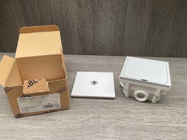 Abl vloerdoos leeg inbouw 112x112x61,5mm ip41 (1632497) - afbeelding 2 van  2