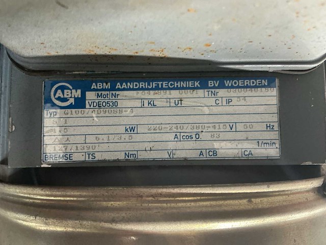 Abm g100 / 4090sb-4 draaiplateau - afbeelding 7 van  7