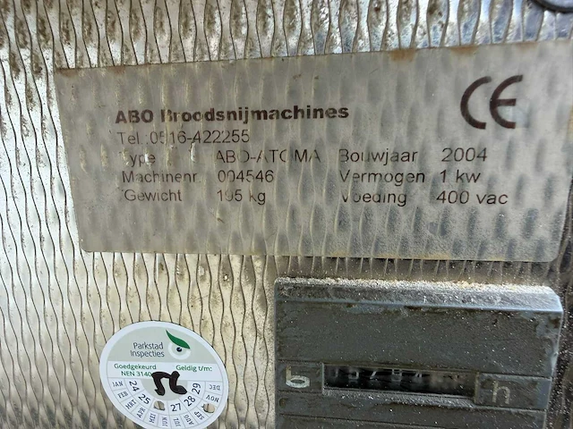 Abo - atoma met lopendeband - broodsnijmachine - afbeelding 6 van  6