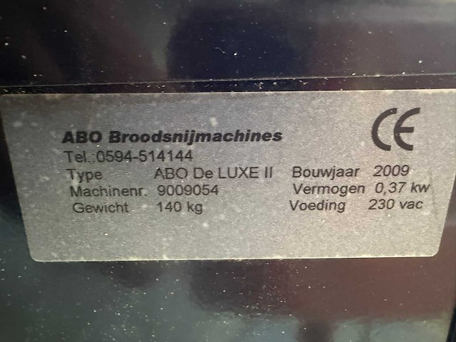 Abo 2x - de luxe aut 11 / 12 mm - broodsnijmachine - afbeelding 5 van  5