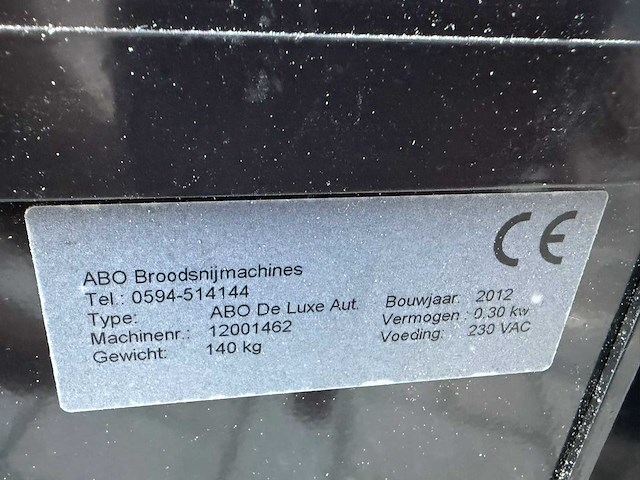 Abo 2x - de luxe aut 11 / 12 mm - broodsnijmachine - afbeelding 3 van  4