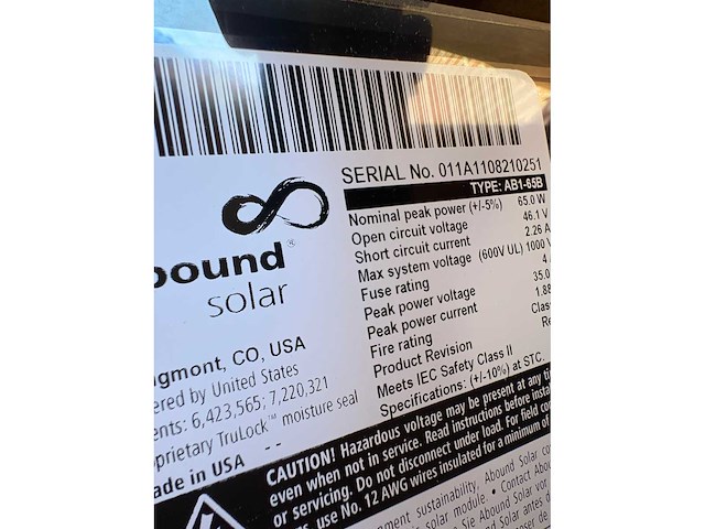 Abound solar - zonnepanelen - afbeelding 5 van  6