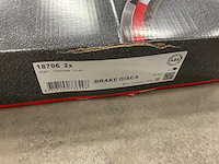Abs jeep cherokee ‘13-‘24 18706 set á 2 stuks remschijven - afbeelding 2 van  2