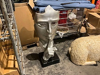 Abstract gezicht sculptuur