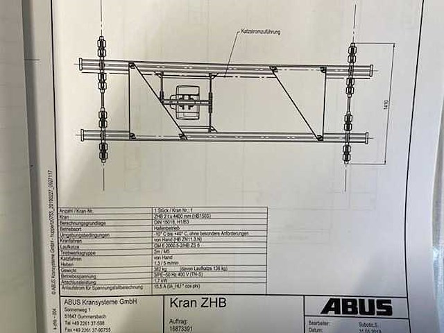 Abus - 2019 - hb crane system - bovenloophalkraan - afbeelding 16 van  31
