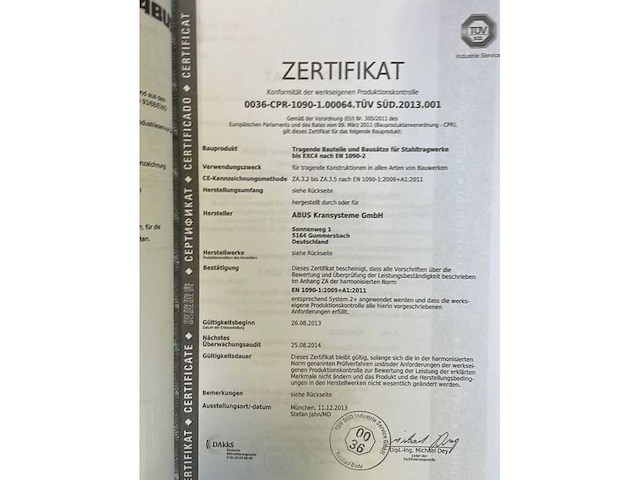 Abus - 2019 - hb crane system - bovenloophalkraan - afbeelding 22 van  31
