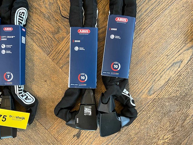 Abus city chain 8800 / 8900 kettingslot (4x) - afbeelding 3 van  3