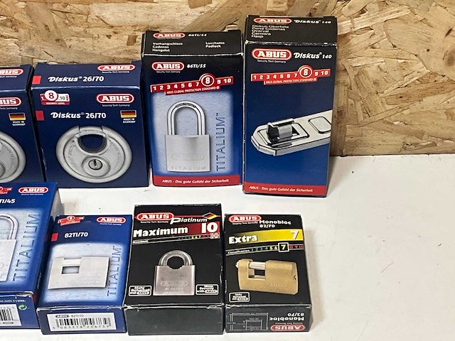 Abus diverse hangsloten (11x) - afbeelding 4 van  4