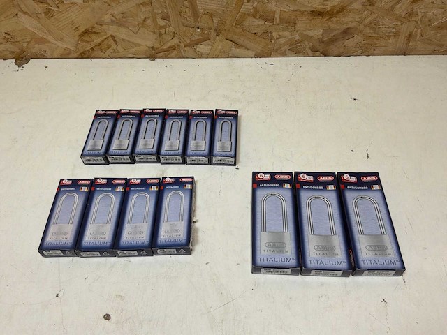 Abus diverse hangsloten titalium (13x) - afbeelding 2 van  9