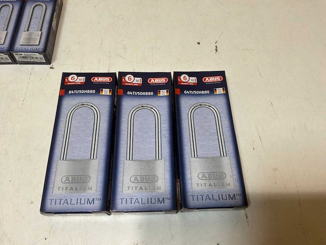 Abus diverse hangsloten titalium (13x) - afbeelding 3 van  9