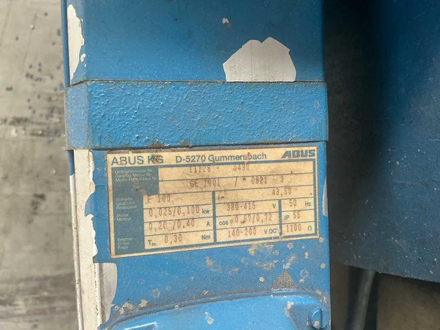 Abus elektrische staaldraadtakel met elektrische loopkat, 3.200 kg, 6 m, 380 v - afbeelding 12 van  12