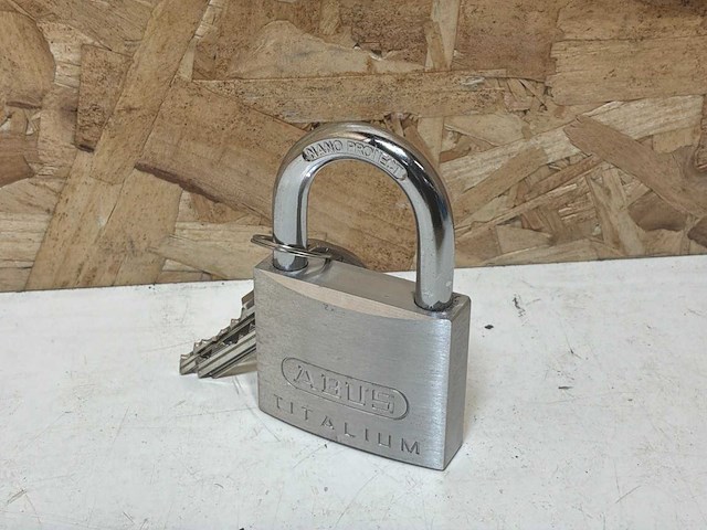 Abus hangslot 64ti/50 ka-6512- titalium (11x) - afbeelding 5 van  8