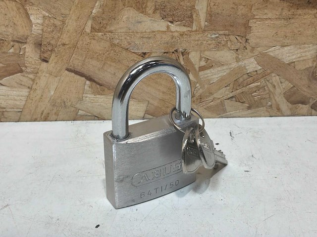 Abus hangslot 64ti/50 ka-6512- titalium (11x) - afbeelding 6 van  8