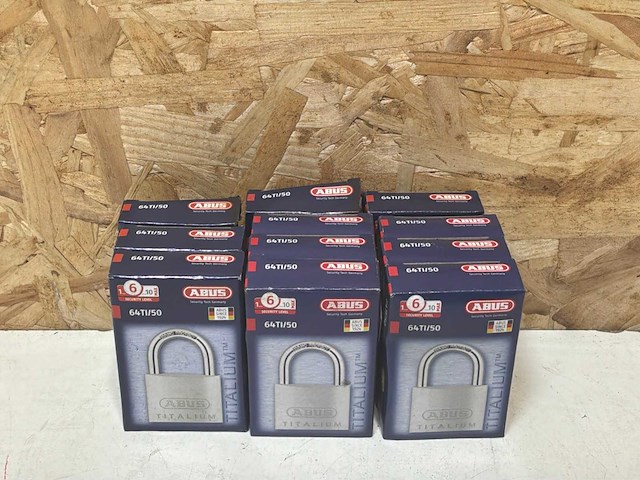 Abus hangslot 64ti/50 ka-6512- titalium (11x) - afbeelding 8 van  8