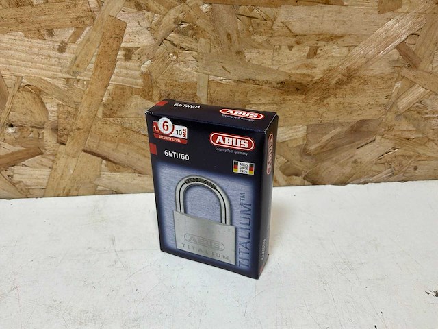 Abus hangslot 64ti/50 ka-6512- titalium (11x) - afbeelding 2 van  4