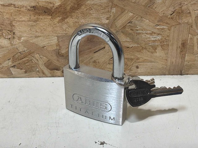 Abus hangslot 64ti/50 ka-6512- titalium (11x) - afbeelding 4 van  4