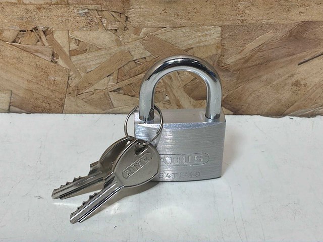 Abus hangslot 64ti/50 ka-6512- titalium (24x) - afbeelding 2 van  8