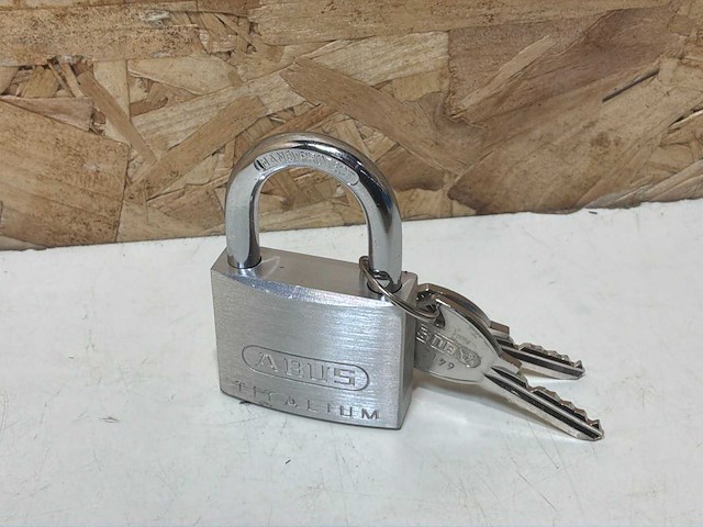Abus hangslot 64ti/50 ka-6512- titalium (24x) - afbeelding 3 van  8
