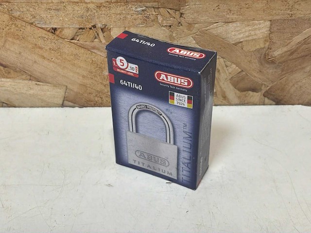 Abus hangslot 64ti/50 ka-6512- titalium (24x) - afbeelding 6 van  8