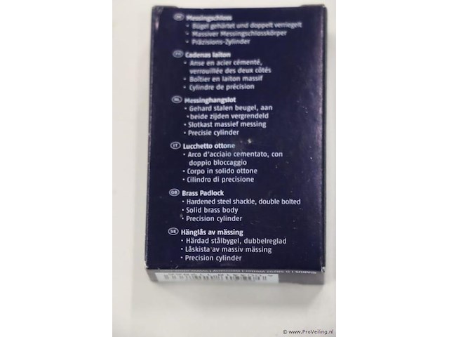 Abus hangsloten 65/40 ka6401 - 3 stuks - afbeelding 3 van  3
