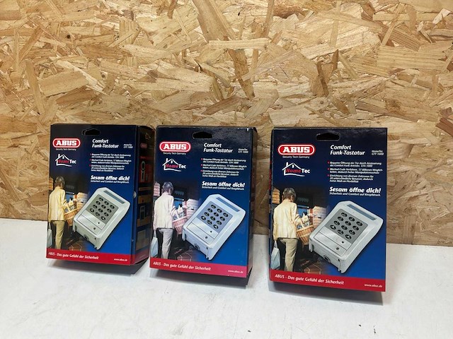 Abus hometec cft 1000 draadloos toetsenbord (3x) - afbeelding 1 van  10