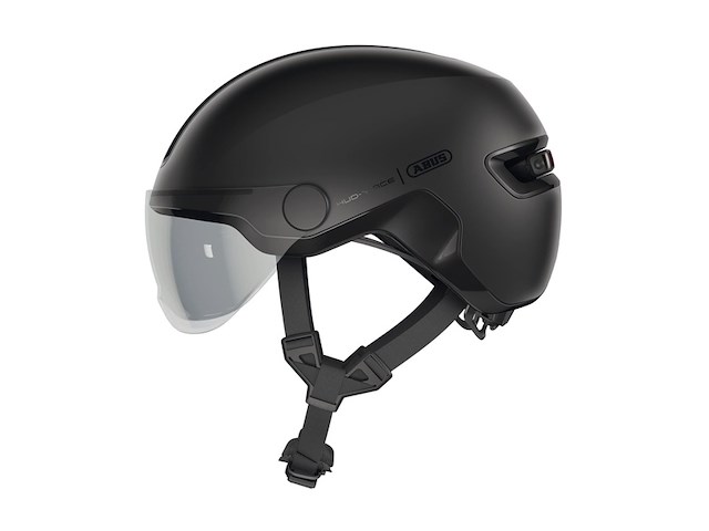 Abus hudy ace fietshelm velvet black m 54 -58 cm - afbeelding 1 van  6