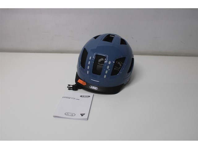 Abus hyban 2.0 led signal fietshelm signal glacier l 56 - 61 cm - afbeelding 4 van  5