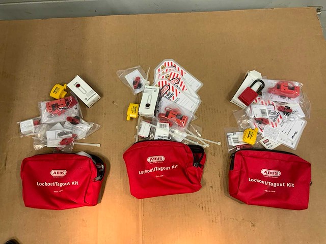 Abus lockout/tagout kit (3x) - afbeelding 1 van  5