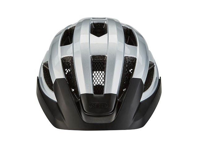 Abus macator fietshelm maat m (53-58 cm) zilver - afbeelding 2 van  5
